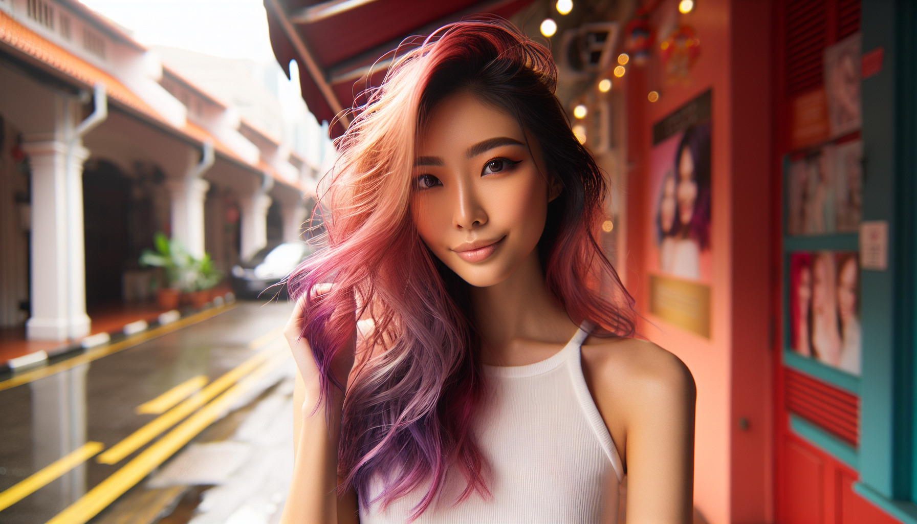 Hair Colour Maintenance Tips Singapore: Achieve Vibrant Hair in Humid Climateのアイキャッチ画像
