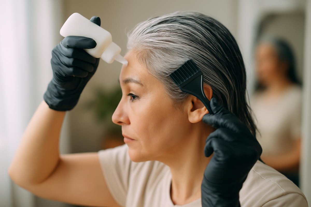 DIY Hair Care Routine for Grey Hairのイメージ画像